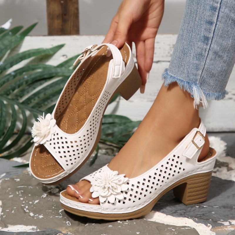 Women'S Shoes Toms - Women Chunky Heel Sandals Summer 2026
