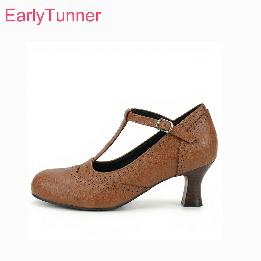 Women'S Shoes In Size 12 - 2026 Spring Breathabel Women Pumps T-Strap