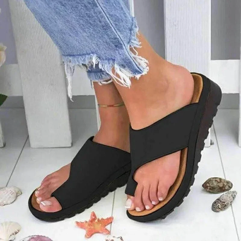 Women'S Shoes With Bunions - Women Summer Sandals Comfy Platform Flat