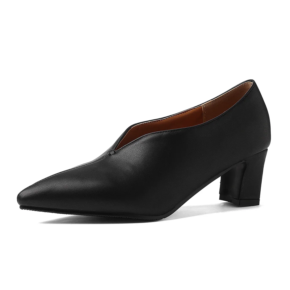 Brand New Pointed Toe Black Gr - Women'S Shoes Big Feet 评论和价格