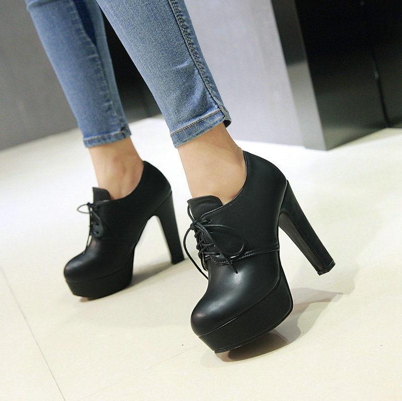 Round Toe Brown Black Gray Lac - Women'S Shoes Big Feet 评论和价格