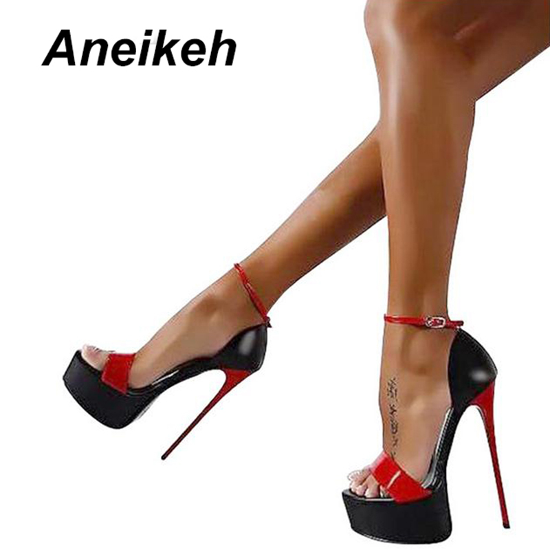 Aneikeh 2026 Fashion Peep Toe  - Women'S Shoes Big Feet 评论和价格