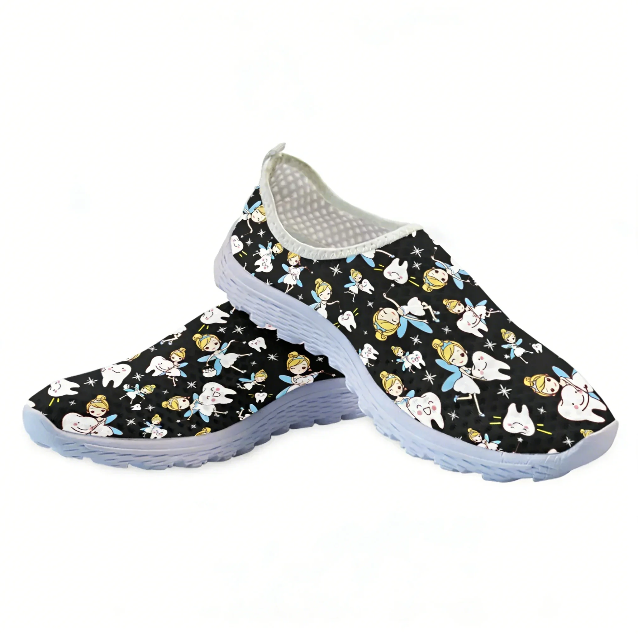 Cute Cartoon Nurse Elf/Teeth M - Women Shoes Tennis 评论和价格