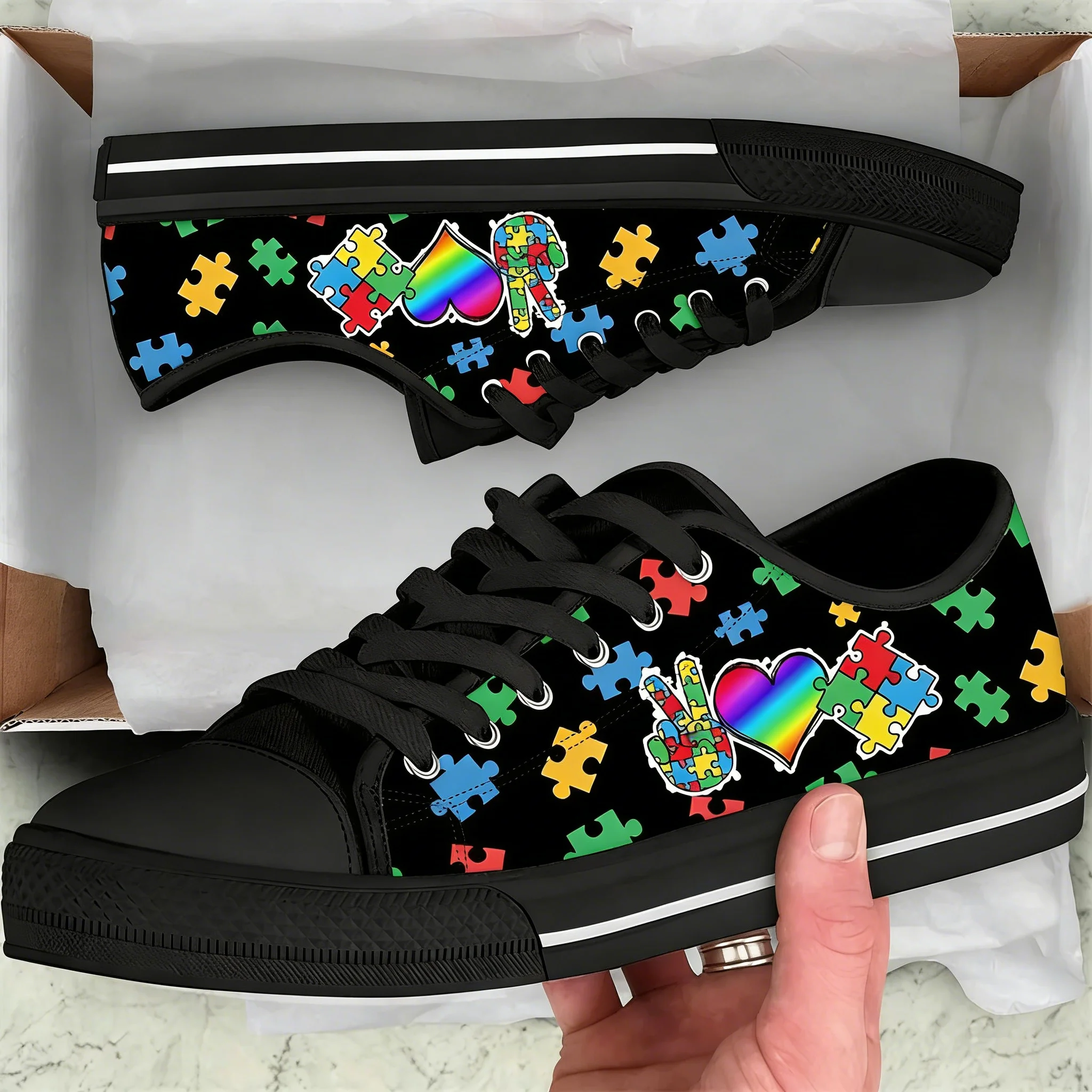 Fashion Low Top Canvas Shoes f - Women Shoes Tennis 评论和价格