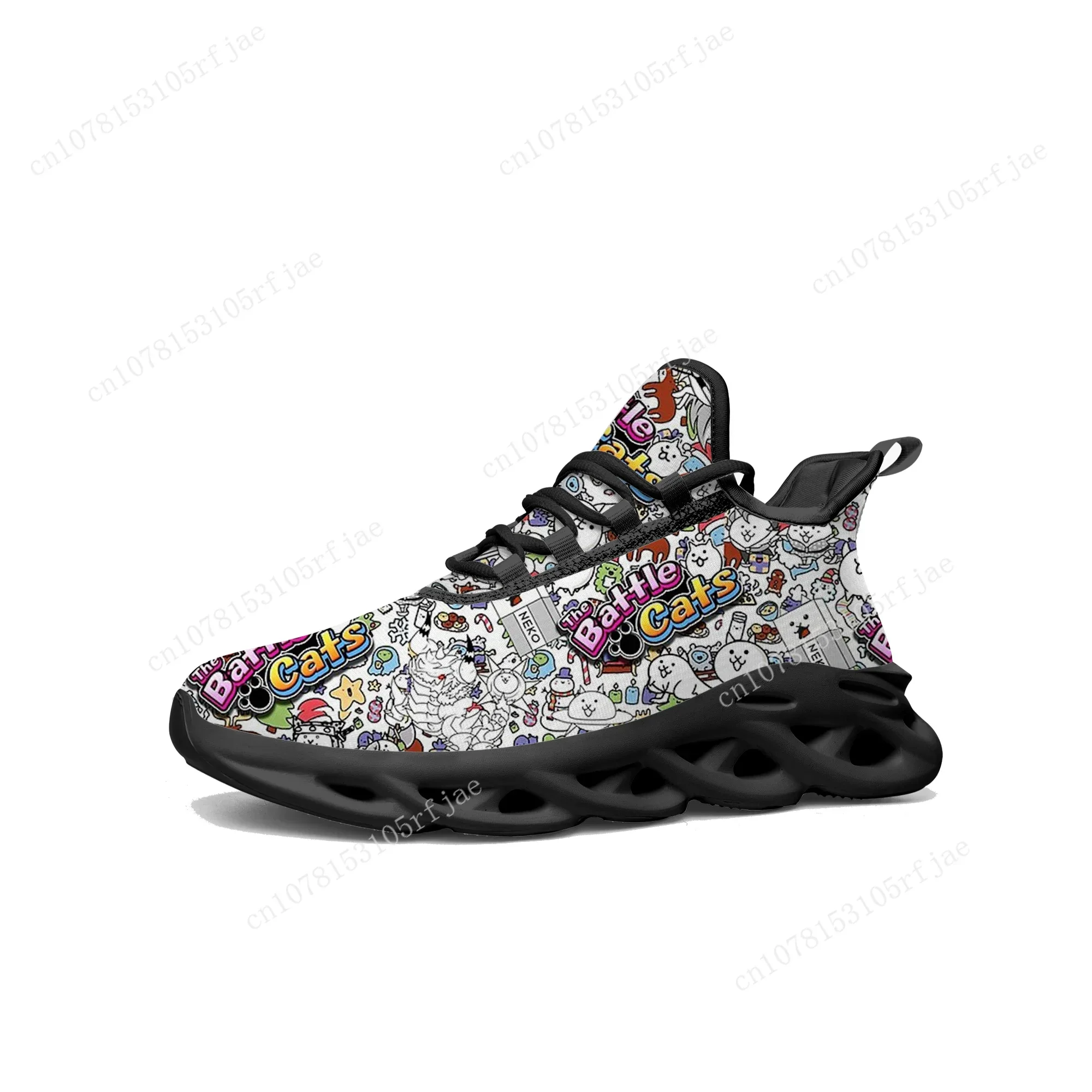The Battle Cats Flats Sneakers - Women'S Shoes Running Sports 评论和价格