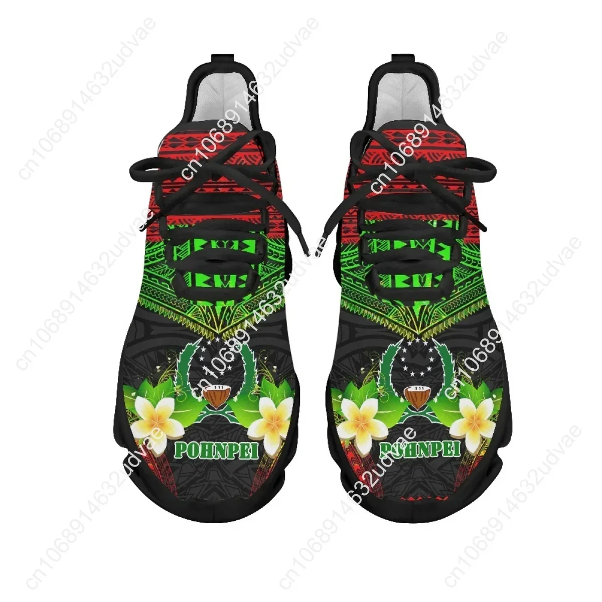 Polynesian Pohnpei Plumeria De - Women Shoes Tennis 评论和价格
