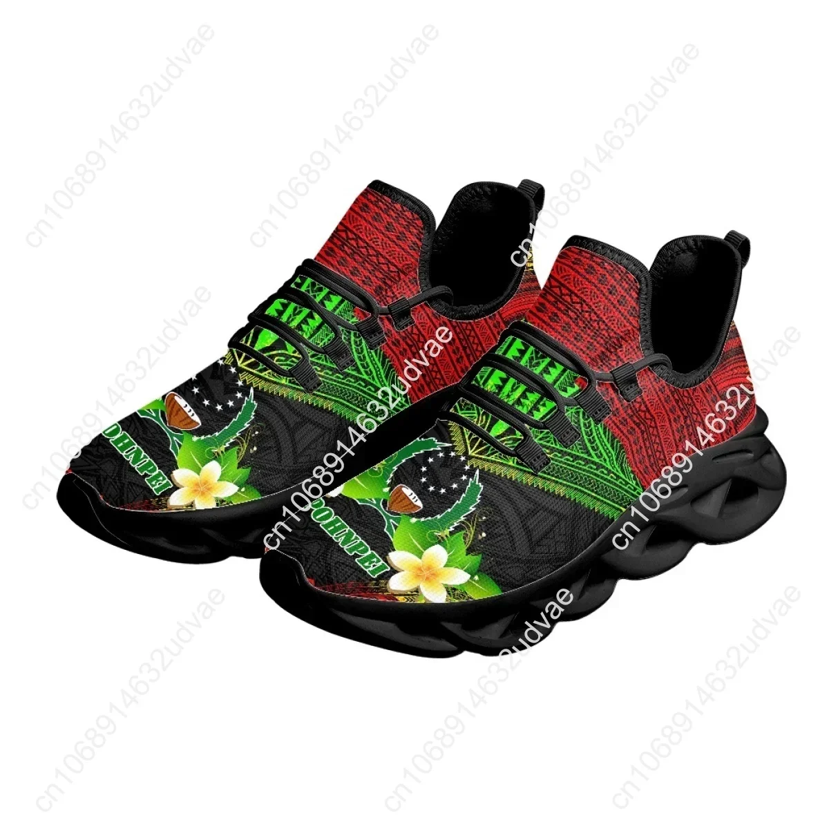 Polynesian Pohnpei Plumeria De - Women Shoes Tennis 评论和价格