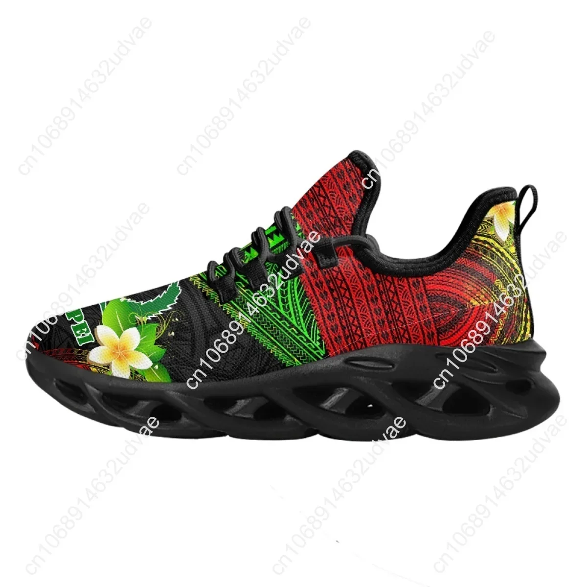 Polynesian Pohnpei Plumeria De - Women Shoes Tennis 评论和价格