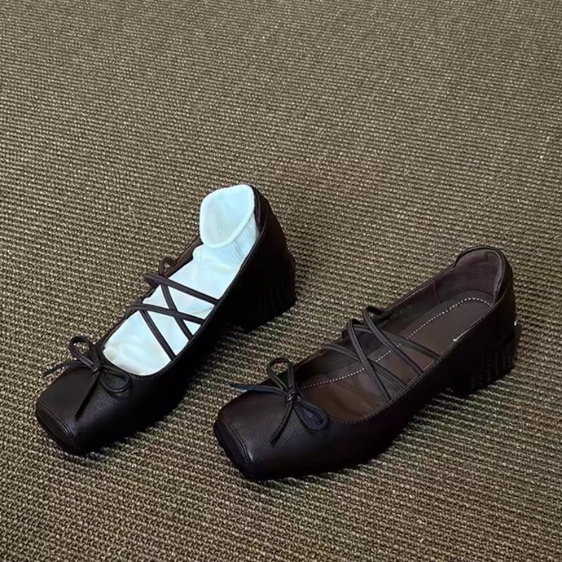 Single Shoes Fashion New Squar - Women'S Shoes In Size 12 评论和价格