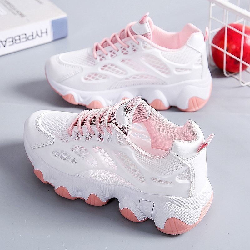 Breathable Mesh Chunky Sneaker - Women'S Shoes Running Sports 评论和价格