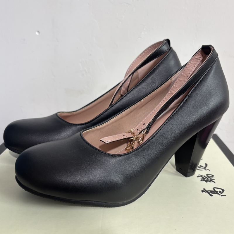 Elegant Black Pink White High  - Women'S Shoes Big Feet 评论和价格
