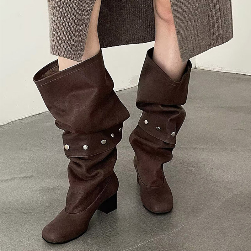 New Women Knee High Heels Boot - Women'S Shoes In Size 12 评论和价格