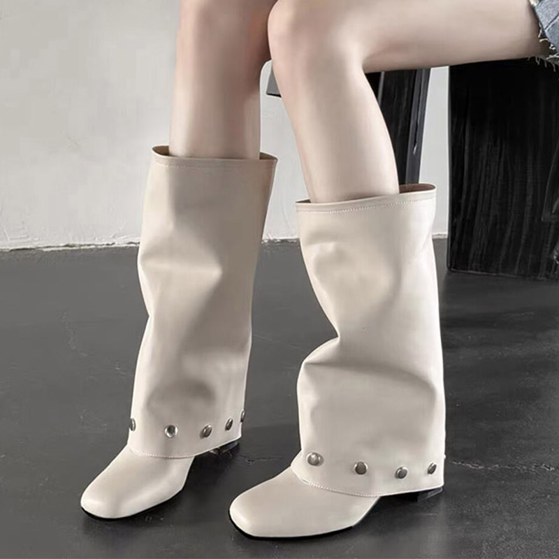 New Women Knee High Heels Boot - Women'S Shoes In Size 12 评论和价格