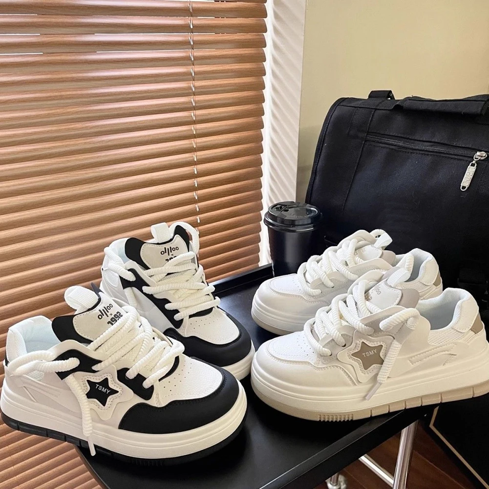 Star Walking Sneakers Y2K Plat - Women Shoes Tennis 评论和价格