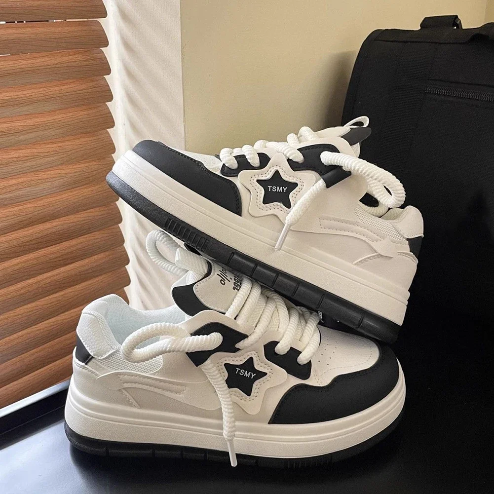 Star Walking Sneakers Y2K Plat - Women Shoes Tennis 评论和价格