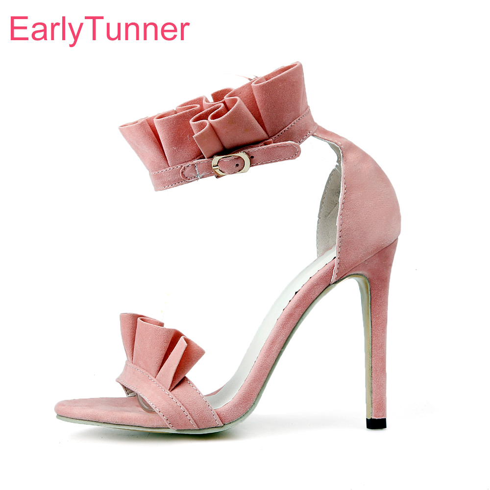Summer New Pink Fashion Black  - Women'S Shoes In Size 12 评论和价格
