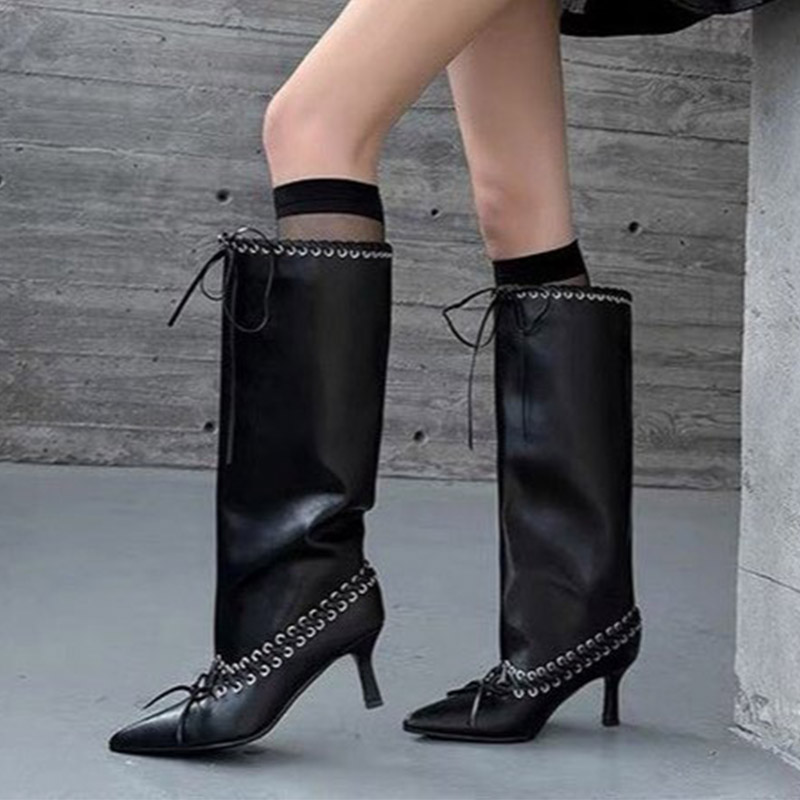 Women Knee High Boots Pointed  - Women'S Shoes In Size 12 评论和价格