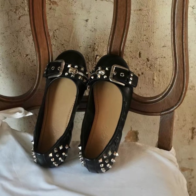 Bolt Round-head Single Shoe Wo - Women'S Shoes Round Toe 评论和价格