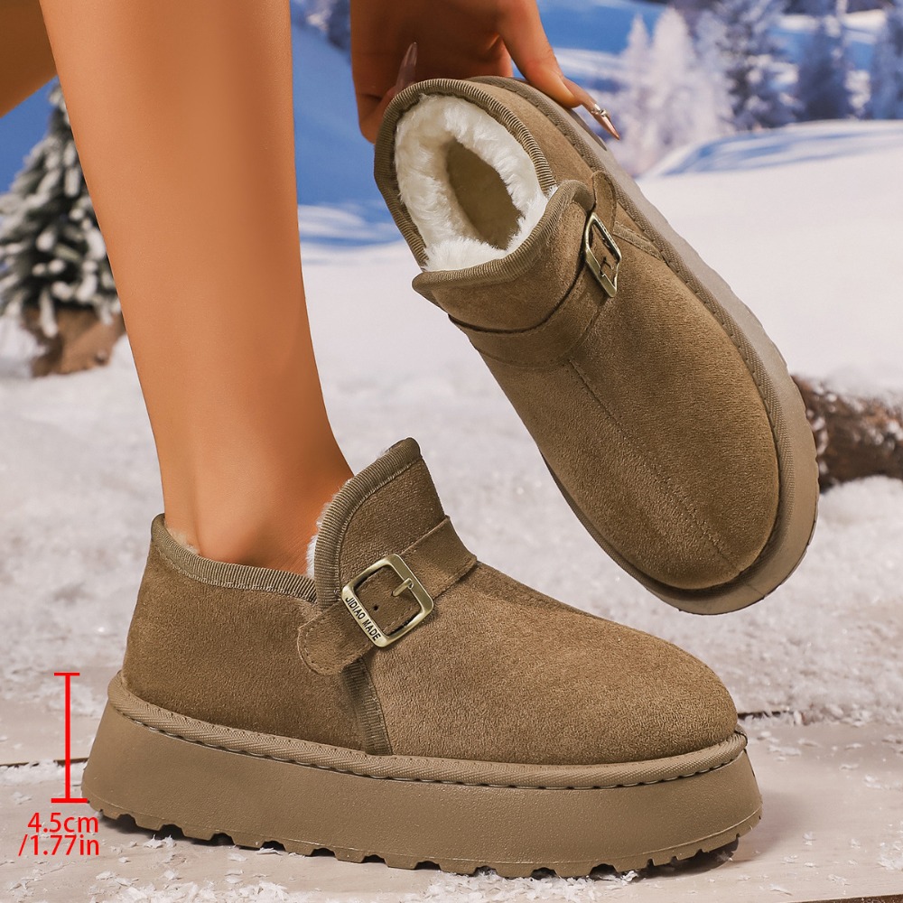 Women's Winter Snow Boots Thic - Women'S Shoes Big Feet 评论和价格