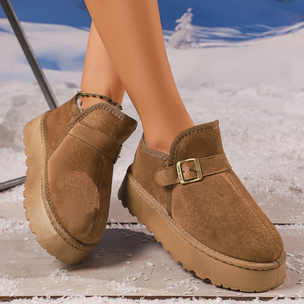 Women's Winter Snow Boots Thic - Women'S Shoes Big Feet 评论和价格