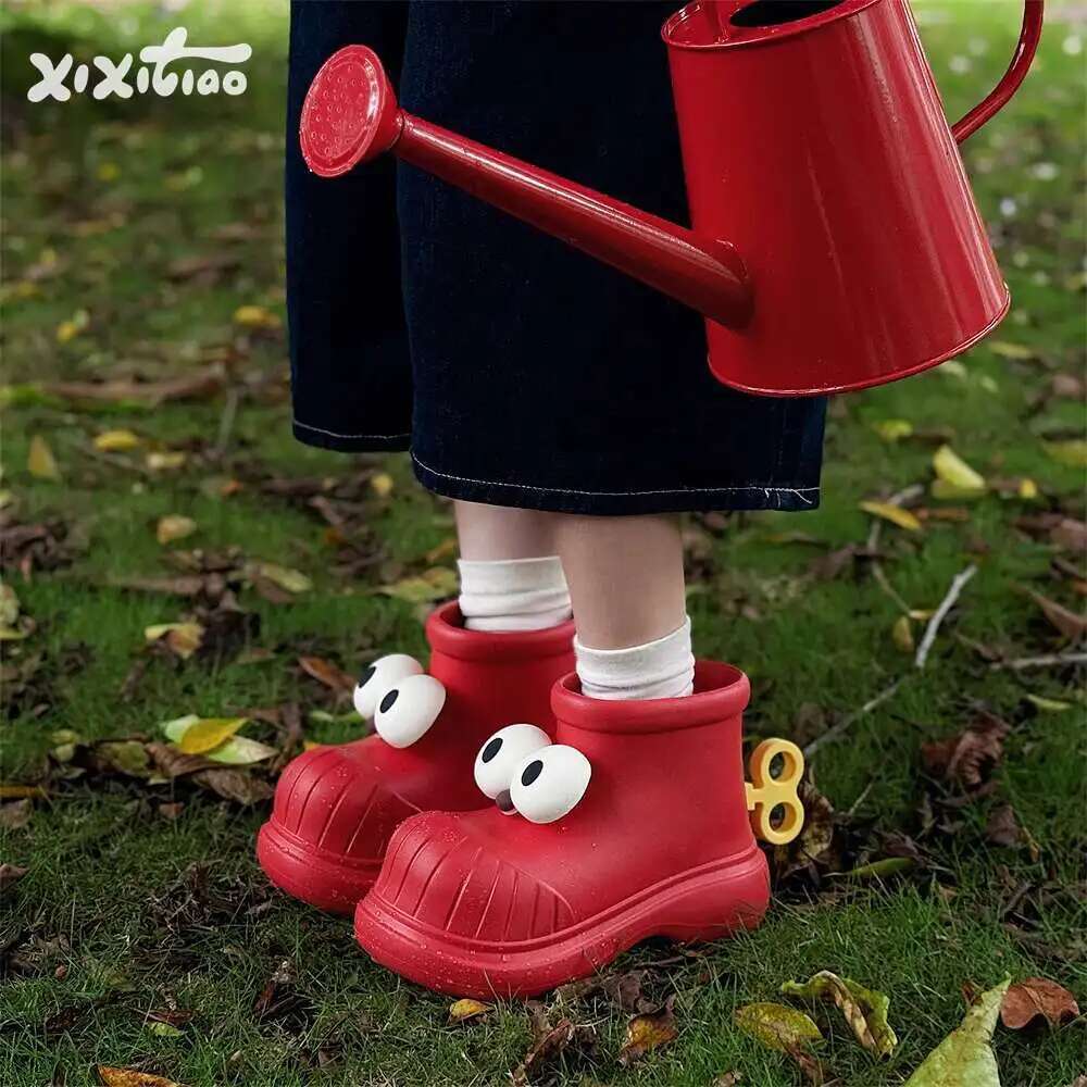 Women Rain Boots Round Toe Big - Women'S Shoes Big Feet 评论和价格