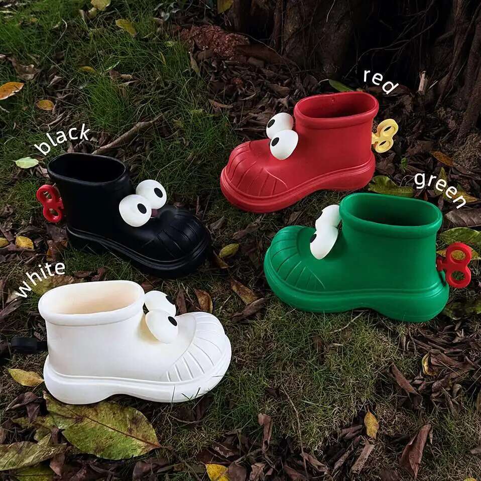Women Rain Boots Round Toe Big - Women'S Shoes Big Feet 评论和价格