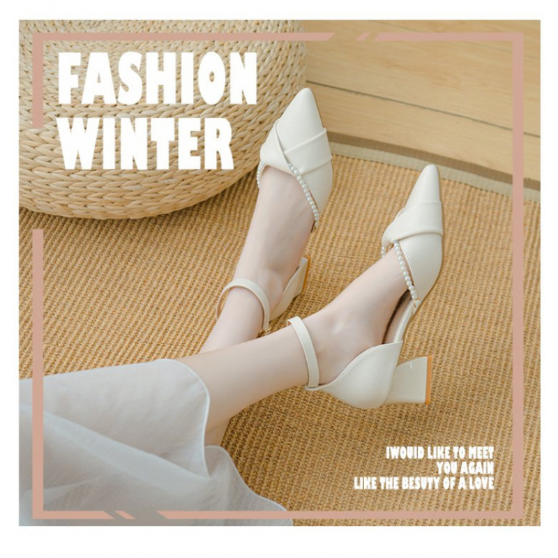 Pearl Ankle Strap High Heels 2 - Women'S Shoes For Wide Feet 评论和价格