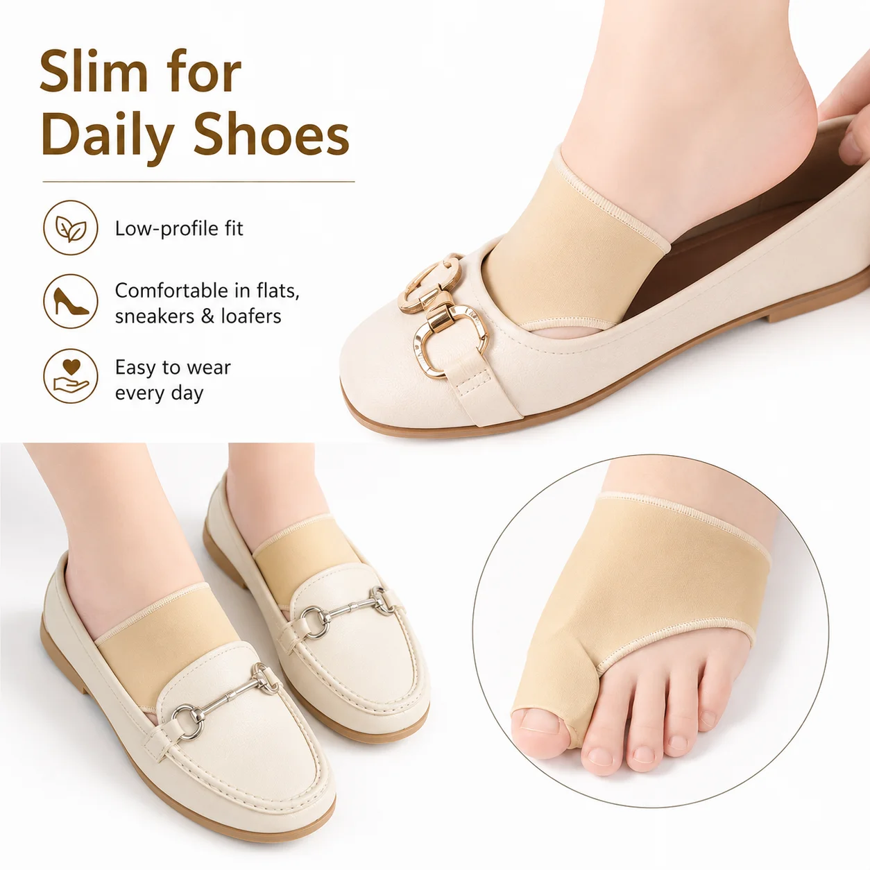 Big Toe Separator Sleeve Bunio - Women'S Shoes With Bunions 评论和价格