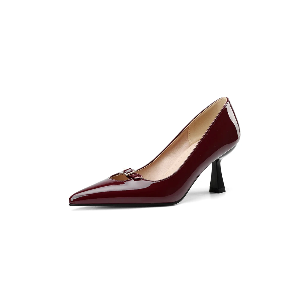 Spring New Mature Black Wine R - Women'S Shoes In Size 12 评论和价格