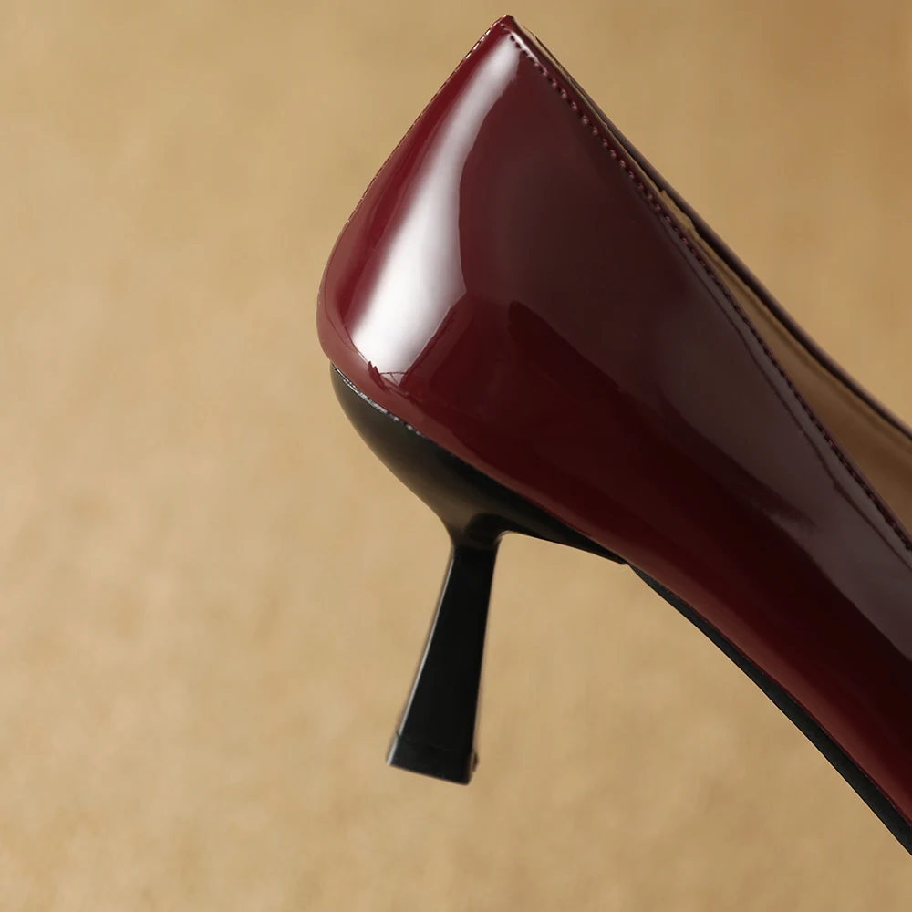 Spring New Mature Black Wine R - Women'S Shoes In Size 12 评论和价格